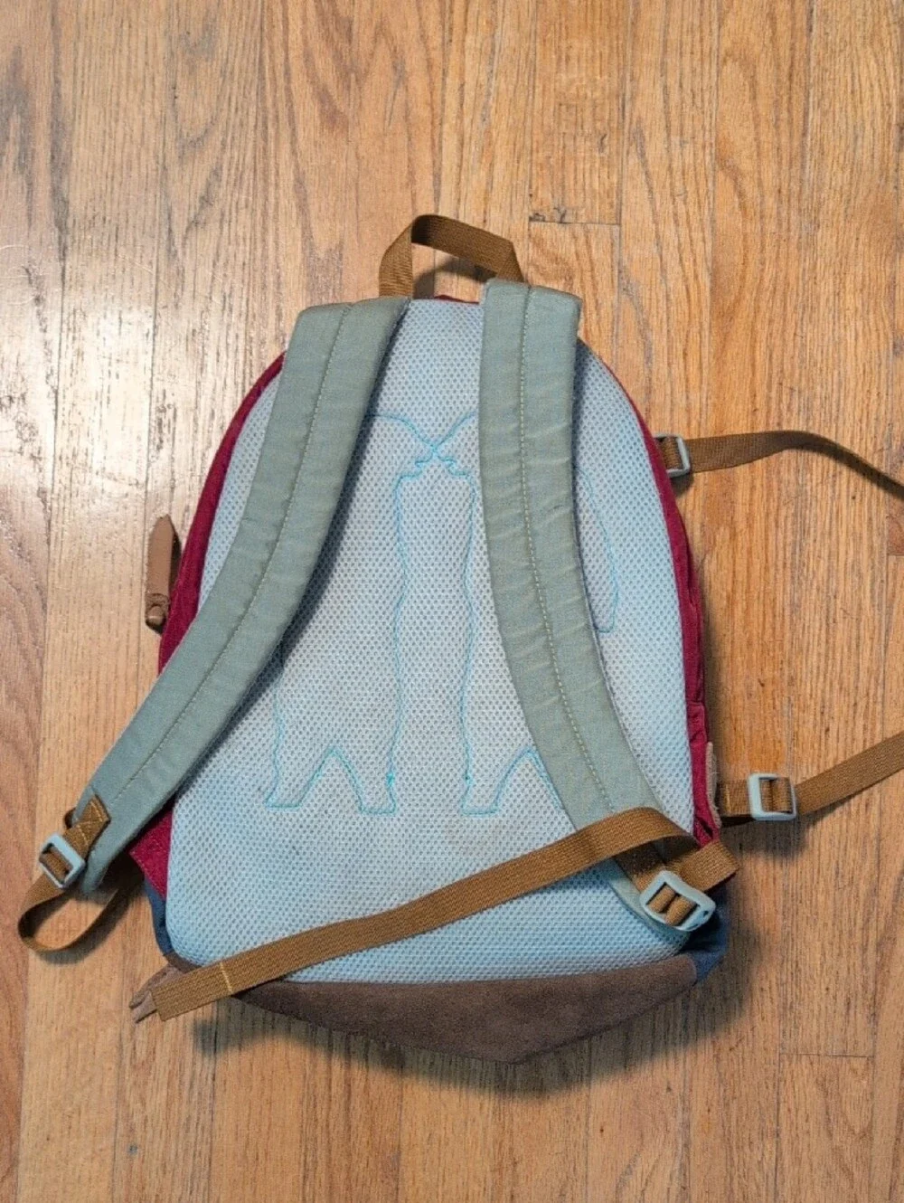 Alite Men's Maroon and Navy Casual Daypack Backpack